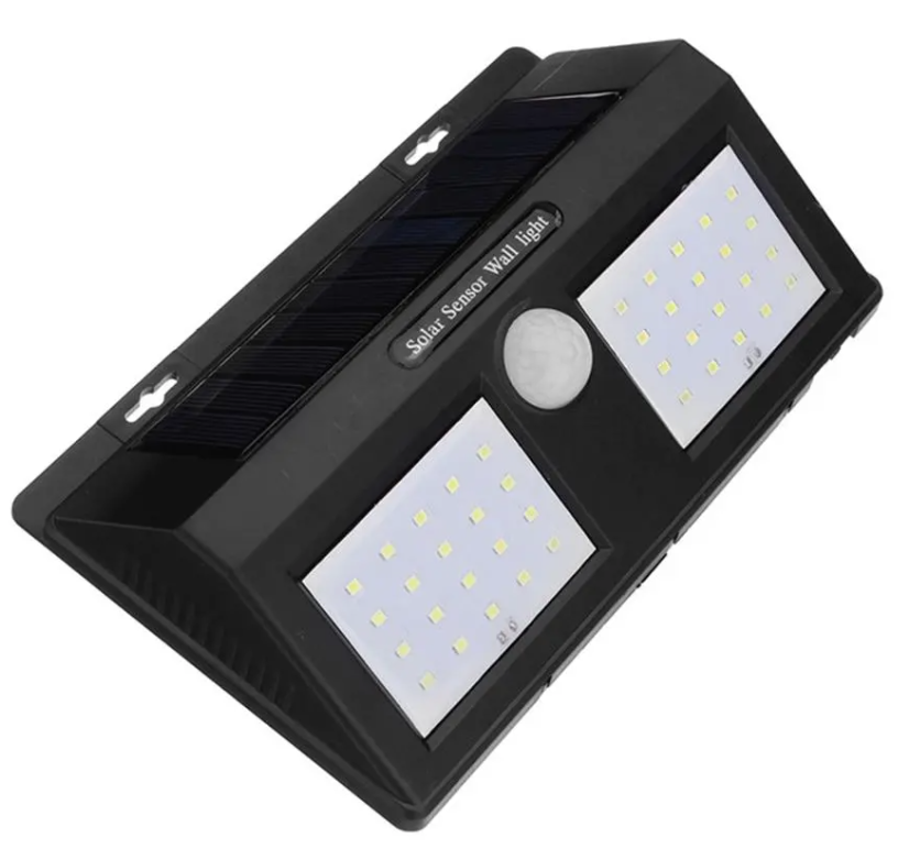 UB Lampa solara DUBLA  40 LED cu senzor de miscare si lumina